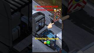 🚧BARRICADING FOR BROKEN⚠️ ROAD 😱amazing feature✅in truckers of Europe 3 new update viralvideo [upl. by Kirschner317]