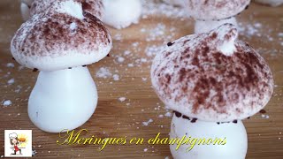 Meringues en forme de champignons [upl. by Yuri]