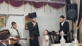 Dovy Meisels amp His Son Yossi Singing For Shomrei Emunim Rebbe  Dovy’s Father In Law [upl. by Dronel]