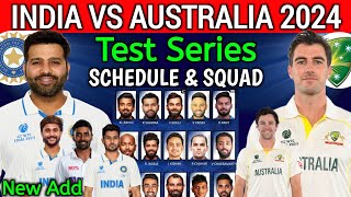 India Tour Of Australia Test Series 2024  India Vs Australia Test Match 2024  Ind vs Aus 2024 [upl. by Lahcsap]