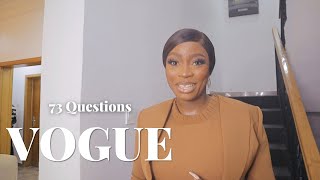 73 Questions with Bolaji Ogunmola  VOGUE [upl. by Enomes]