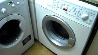 AEG amp Indesit Washing Machine Cottons Programme [upl. by Reinaldo]