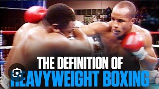 Michael Moorer vs Bert Cooper Slugfest amp Knockout [upl. by Aznerol]