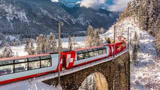 The Glacier Express Switzerland  Full Train Journey Series  Part 2  4k 60fps [upl. by Mavilia]