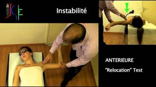 Test Instabilité dépaule  Shoulder Instability Examination [upl. by Kristien358]