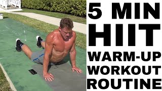 How to warm up before a HIIT workout  The 5 minute WarmUp [upl. by Arocat978]