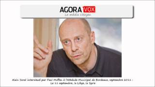 Alain Soral  Le 11 septembre la Libye la Syrie Interview par Paul Moffen  sept 2011 [upl. by Pammie994]