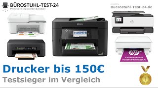 Günstige Drucker bis 150€ mit Scanner 2024 TOP 5 🥇 TestSieger Vergleich Multifunktionsdrucker [upl. by Irish]