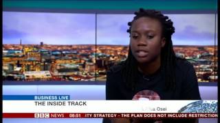 BBC interviews our cofounder Yasmin BeloOsagie [upl. by Ttayh]