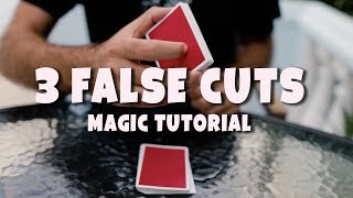 Learn 3 of my FAVORITE False Cuts  Sleight Tutorial [upl. by Mason]