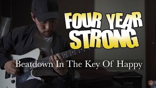 Four Year Strong  Beatdown In The Key Of Happy  Guitar cover  Daigo Shuto [upl. by Apps]