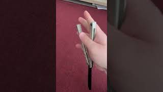 butterfly knife asmr swordfish pinsless balisong sound check butterflyknife balisongtricks [upl. by Shiverick]