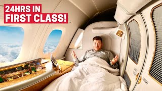 24hrs in Worlds Best First Class Flight [upl. by Adnilym608]