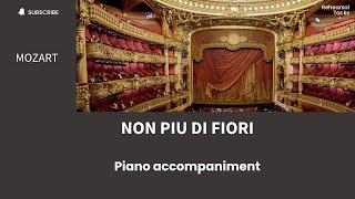 Mozart La clemenza di Tito Vitellia Non piu di fiori Accompaniment rehearsal track [upl. by Notnef]