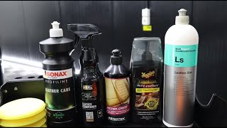 Meguiars vs Koch Chemie vs Sonax vs Keontek vs ADBL  Leather Conditioner TEST [upl. by Anaud]