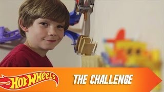 The Challenge  Hot Wheels Wall Tracks  HotWheels [upl. by Edualc]