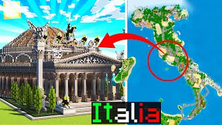 MINECRAFT NASCONDINO NELLA MAPPA DELLITALIA [upl. by Florencia]