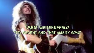 Great white Buffalo Ted Nugent and The Amboy Dukes drum cover DIY drumless track [upl. by Erialb]