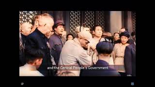 Mao Zedong 1949 speech from CGTN on founding ceremony [upl. by Cooperstein]