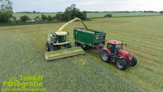 Maatschap Hoekstra  GPS hakselen 2024  Whole Crop Silage  Ganzpflanzensilage  Krone  Kroger [upl. by Keraj]