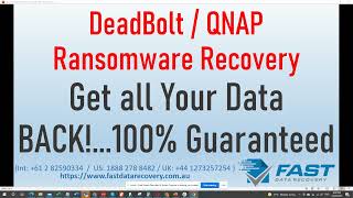 Deadbolt QNAP Ransomware DATA Recovery amp Decryption  100 Works [upl. by Florin]