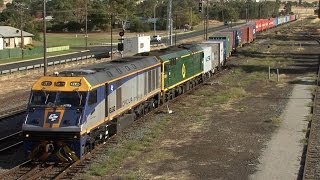 Main Southern Railway  New South Wales Australian Trains [upl. by Pernas327]