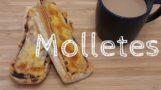 como hacer MOLLETES mexicanos fácil y rápido shorts [upl. by Nelad439]