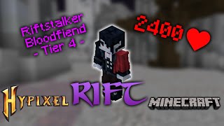 Hypixel Skyblock RIFT ► My FIRST successful Riftstalker Bloodfiend Tier 4 [upl. by Avi277]