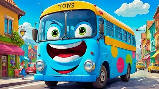 Wheels on the Bus Rhyme Song  Popular Nursery Rhyme amp Lyrics for Kids  Educational Kids Songs [upl. by Ingham]