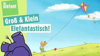 Lenny und Twiek lassen Drachen steigen amp Ratefilm Klappfiguren  Der Elefant  WDR [upl. by Nosylla]