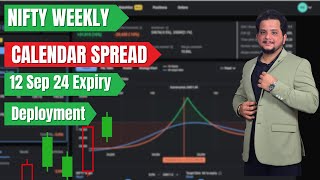 Nifty Weekly Option Selling  12 Sep 24 Expiry  Calendar Spread Deployment [upl. by Akemahc664]