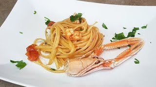 LINGUINE AGLI SCAMPI  FoodVlogger [upl. by Verdha468]