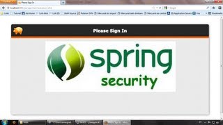 Java EE J2EE Tutorial for beginners Part17  Implementing Spring Security database authentication [upl. by Lladnew835]