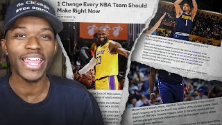 1 Change Every NBA Team Should Make [upl. by Dranyer]