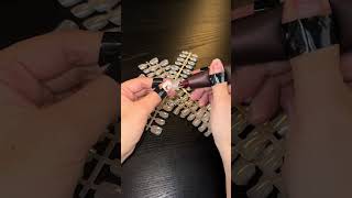 Gel nail stickers 🥰 gelnailstickernails nailart nailtech nailtutorial pressonnails gelnails [upl. by Liban90]