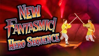 NEW Hero Sequence in Fantasmic  Disneys Hollywood Studios 2022 [upl. by Eirrej]