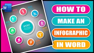 How to make an INFOGRAPHIC in word  EASY INFOGRAPHIC [upl. by Salman323]