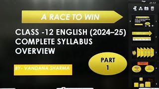 Class 12 English Literature Syllabus 2024  Complete Guide for Board Exams boardexam [upl. by Esiuol]