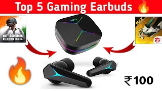 Top 5 Bluetooth Tws Earbuds For Gaming With 40MS 🔥 [upl. by Corenda731]