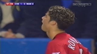 Cristiano Ronaldo Vs Chelsea Away 30112003 [upl. by Monroe]