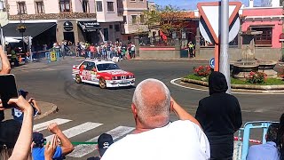 Rally Islas Canarias 2024  Espectáculo en Rotonda Moya [upl. by Plusch]