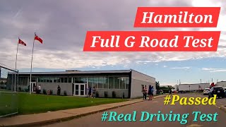 Full G Road Test in Hamilton Ontario  Dashcam Recording  June 06 2024 [upl. by Cavan478]