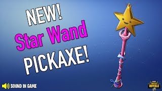 New Star Wand Pickaxe Sound and Review [upl. by Lyrahs]