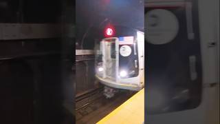 NYCS R160B Siemens on uptown E arriving  Lexington53rd mta nycsubway youtubeshorts [upl. by Rehnberg]