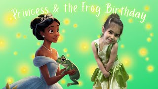 Princess Tiana themed 4th Birthday [upl. by Nodle258]