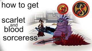 AQW 2 minute guides How to get BloodScarlet Sorceress [upl. by Cochran443]