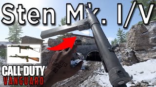 Sten Mark IV Hybrid Secret Weapon on Call of Duty Vanguard PS5 Gameplay [upl. by Victoria]