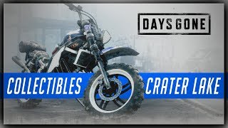 Days Gone CRATER LAKE Collectibles Guide  Characters Nero Intel Tourism Speeches Upgrades [upl. by Lacey]