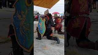 santa moto medieval fight combat [upl. by Tobias426]