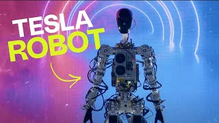 Elon Musk reveals a humanoid robot at Tesla AI Day 2022 [upl. by Nayrb57]